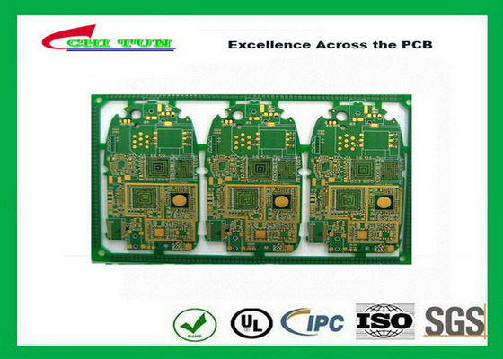 양질 셀룰라 전화/이동 전화를 위한 HDI 6L FR4 1mm 침수 금 PCB 기술설계 공급 업체