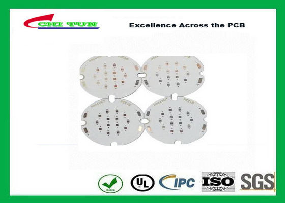 양질 1개의 층 PCB LED 알루미늄 기초 인쇄 회로 기판, 백색 땜납 가면 공급 업체